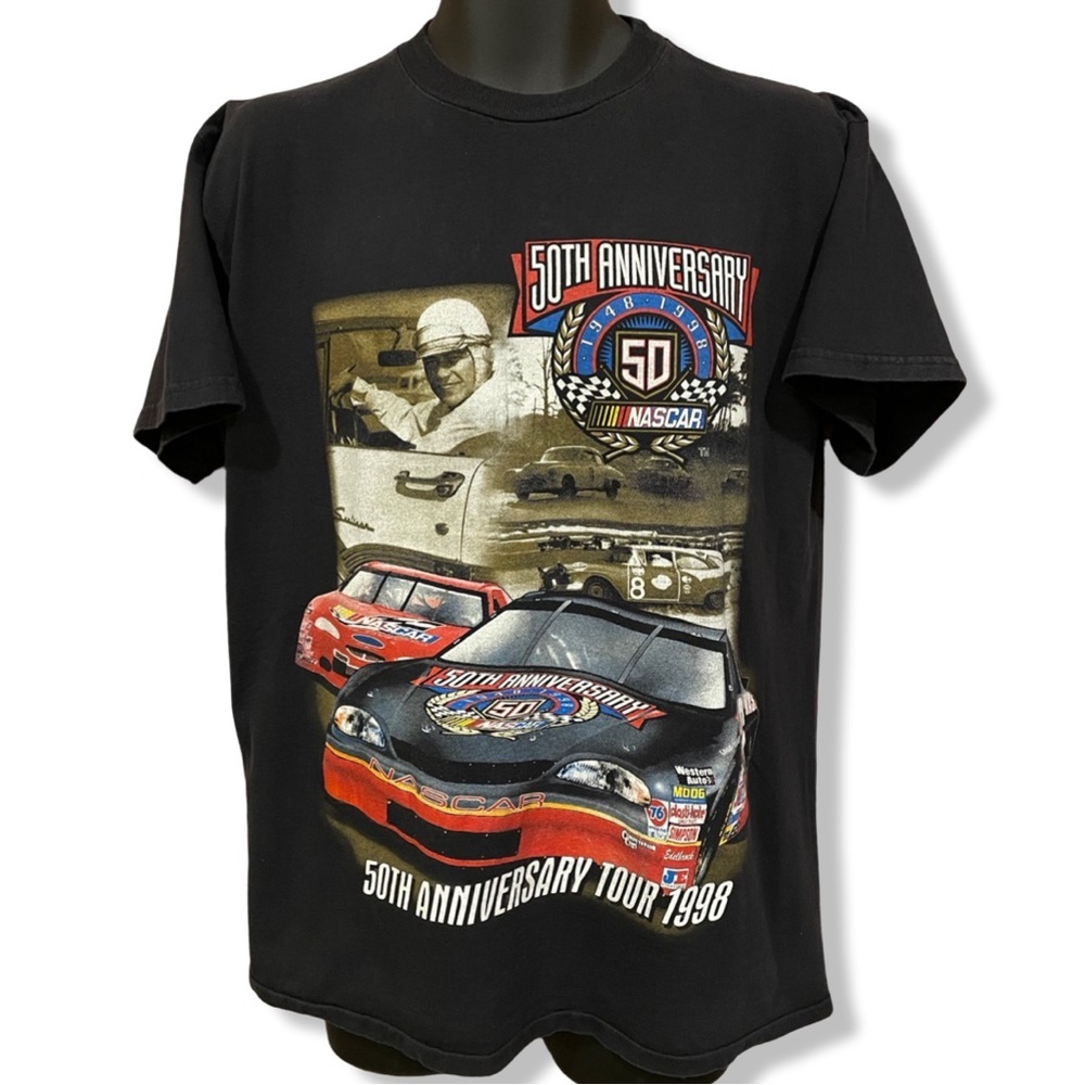 Vintage 1998 Nascar 50th Anniversary T-Shirt